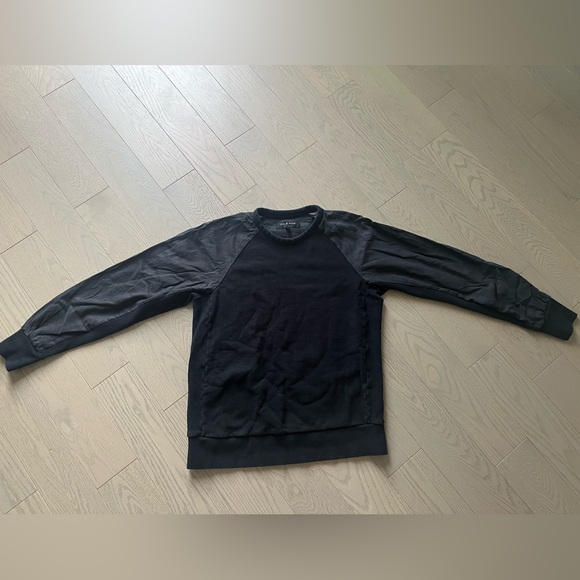RAG & BONE Black Cotton Sweater - Picture 1 of 6